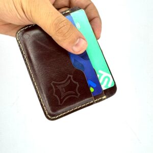 Premium Smooth Leather Card Holder