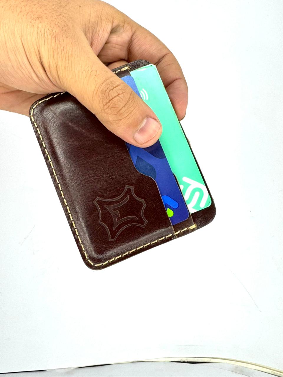 Premium Smooth Leather Card Holder